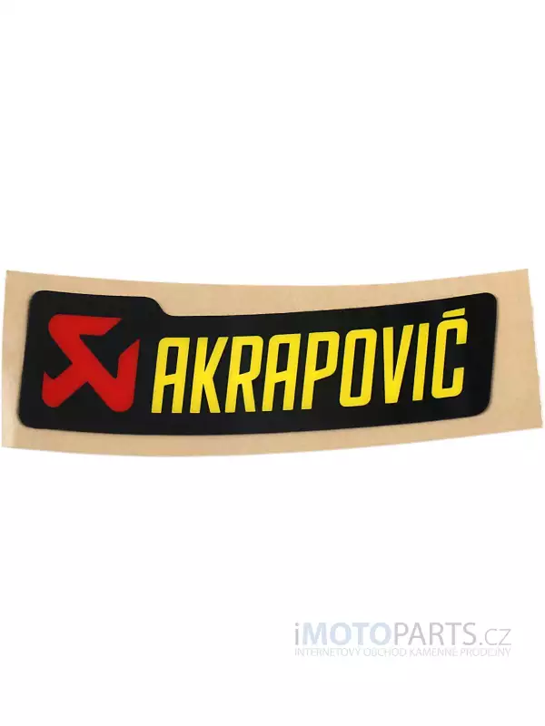 NÁLEPKA AKRAPOVIC 90X26,5