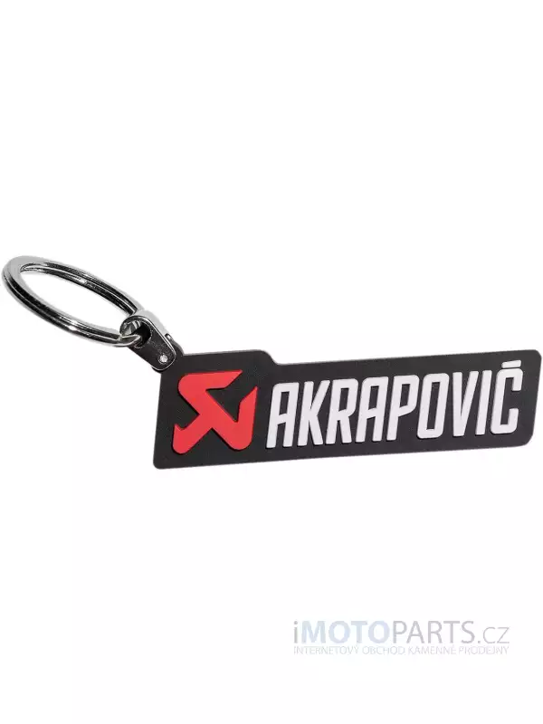 AKRAPOVIC PŘÍVĚS NA KLÍČE HORIZONTÁLNÍ